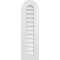 Ekena Millwork Round Top Surface Mount PVC Gable Vent: Non-Functional, w/ 3-1/2"W x 1"P Standard Frame, 12"W x 40"H GVPRT12X4001SN - alternate 1